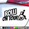 PantherPixel Rollstuhlfahrer Aufkleber Rolli on Tour Produktbild-Vorschau 1