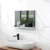Wandmontierter Badezimmerspiegel mit Ablage, modernes und Produktbild-Vorschau 4
