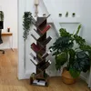 Libreria Relaxdays, 9 ripiani, A x L x P: 146 x 38 x 22 cm, Anteprima dell’immagine prodotto 2