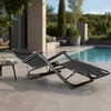 Klappbare Gartenliege Relaxliege Liegestuhl Balkonstuhl Mit Produktbild-Vorschau 11