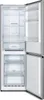 An open refrigerator with empty shelves and drawers. Produktbild-Vorschau