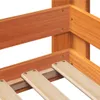 vidaXL Massivholzbett ohne Matratze Wachsbraun 100x200 Produktbild-Vorschau 7