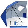 Parasol Peviasot 210 cm, indice UPF 50+, parasol de plage Voir les images du produit 1
