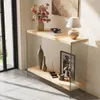 WISFOR Table console avec 2 étagères, table d'entrée, table Voir les images du produit 2