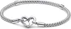 PANDORA Damenarmband mit Infinity-Herzverschluss aus 925er Produktbild-Vorschau 1