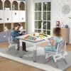 XINZI Kindertisch mit 2 Stühlen, 60×60cm Kindertischgruppe Produktbild-Vorschau 11