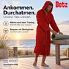 Bata de algodón Betz con capucha para hombre y mujer - Bata Vista previa de la imagen del producto 12