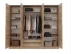 Kleiderschrank Riva 250 - Craft Gold - 250 x 42 x 215 cm Produktbild-Vorschau 3