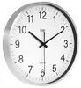 Reloj de pared de 30 cm, marca Teesa, color plateado, Vista previa de la imagen del producto 3
