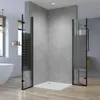 Duschkabine Eckeinstieg 100x100x187cm mit Doppel-Falttüren Produktbild-Vorschau 4