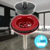 tecuro Universal Ablaufventil rot RAL 3003, 1 1/4 Zoll - Produktbild-Vorschau 3