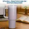 Nerezový hrnek 1,2 l „Tampa“ – hrnek s víčkem a brčkem na Náhled obrázku produktu 5