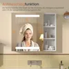 Spiegelschrank Bad mit Beleuchtung 70x60 cm 1 Tür (öffnet Produktbild-Vorschau 4