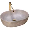 Umywalka Ceramiczna LARA Beige Matt - Imitacja Kamienia, Podgląd zdjęcia produktu 1