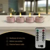 Meisterhome® XXL LED tea lights set di 4 - Candele senza Anteprima dell’immagine prodotto 8
