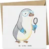 Mr. & Mrs. Panda Klappkarte Biologe Herz - Weiß - Geschenk, Produktbild-Vorschau 1