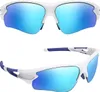 EDIBAZZAR | Weiße polarisierte Sport-Fahrradbrille für Produktbild-Vorschau 4