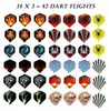 Dartpijlen met plastic punt, 12 stuks. Set zachte Productafbeelding-voorbeeld 3