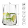 KROSNO Infinity Wassergläser 6er-Set 490 ml – handgemachte Produktbild-Vorschau 2