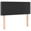 vidaXL Testiera LED nera 90x5x78/88 cm Pelle finta Anteprima dell’immagine prodotto 4
