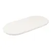A white oval-shaped mattress on a white background. Anteprima dell’immagine prodotto