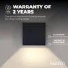 Ledvion LED Wandlampe IP54 3.5W Warmweiß G9 dimmbar Produktbild-Vorschau 5