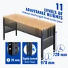 Höhenverstellbare Werkbank 135 x 46 x 72 - 97 cm Produktbild-Vorschau 3