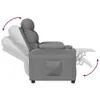 vidaXL Fauteuil relax gris clair Tissu Voir les images du produit 6