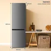 homeX Kühlschrank mit Gefrierfach No Frost, Produktbild-Vorschau 5