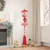 vidaXL Vianočná pouličná lampa s lampášom červená Náhľad obrázku produktu 2
