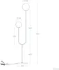 Stehlampe aus Metall und Glas Moonlight Brass 2 Strahler Produktbild-Vorschau 8