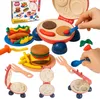 Knete - Set zum Herstellen von Hamburgern - Produktbild-Vorschau 1