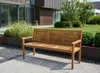 3-Sitzer Gartenbank aus Akazienholz, ca. 153 x 90 x 57 cm - Produktbild-Vorschau 16