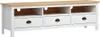 vidaXL Szafka pod TV Hill White 158x40x47 cm lite drewno Podgląd zdjęcia produktu 13