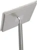 A close-up, angled view of the back of a modern LED floor lamp with a square head and a metal pole. Anteprima dell’immagine prodotto
