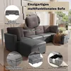 Merax Modulares U-Sofa mit Stauraum, 6-Sitzer Ecksofa Produktbild-Vorschau 4