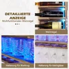 Yorbay Weinregal mit LED-Licht Palette Beflammt Holz, Produktbild-Vorschau 4