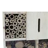 Insektenhotel aus Holz mit Flachdach, Tannenzapfen- und Produktbild-Vorschau 2