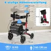 2-in-1 rolstoel en scootmobiel, opvouwbaar, draagvermogen Productafbeelding-voorbeeld 2