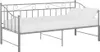 vidaXL Rozkládací pohovka Grey Metal 90x200 cm Náhled obrázku produktu 3