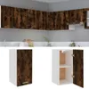 vidaXL Armoire suspendue Lyon chêne fumé 29,5x31x60 cm Bois Voir les images du produit 2