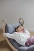 Dekokissen für Kinderwippe Velour Beige 120 x 50 x 8 cm, Produktbild-Vorschau 14