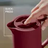 EMSA Motiva, Pojedynczy dzbanek, 1000 ml, Bordowy, 126 mm, Podgląd zdjęcia produktu 9