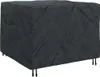 vidaXL Copertura per mobili da giardino nera 135 x 135 x 90 Anteprima dell’immagine prodotto 1