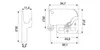 BMB Federschnapper ML 24,5 / 34,7x27,2mm Stahl vernickelt Produktbild-Vorschau 2