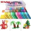 50 Farben Ofen Clay Polymer Ton Kit Modellierung Knete Produktbild-Vorschau 8