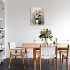 Vintage Blumen Leinwandbild 30x40 cm für Schlafzimmer und Produktbild-Vorschau 3