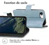 imoshion Luxe Bookcase pour Apple iPhone 17e / 16e - Bleu Voir les images du produit 4