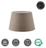 Home Sweet Home Stoff Lampenschirm Taupe - 20 x 15 x 13 cm Produktbild-Vorschau 4