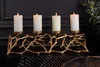 Candeliere astratto, 60 cm, 4 bracci, color oro Anteprima dell’immagine prodotto 4